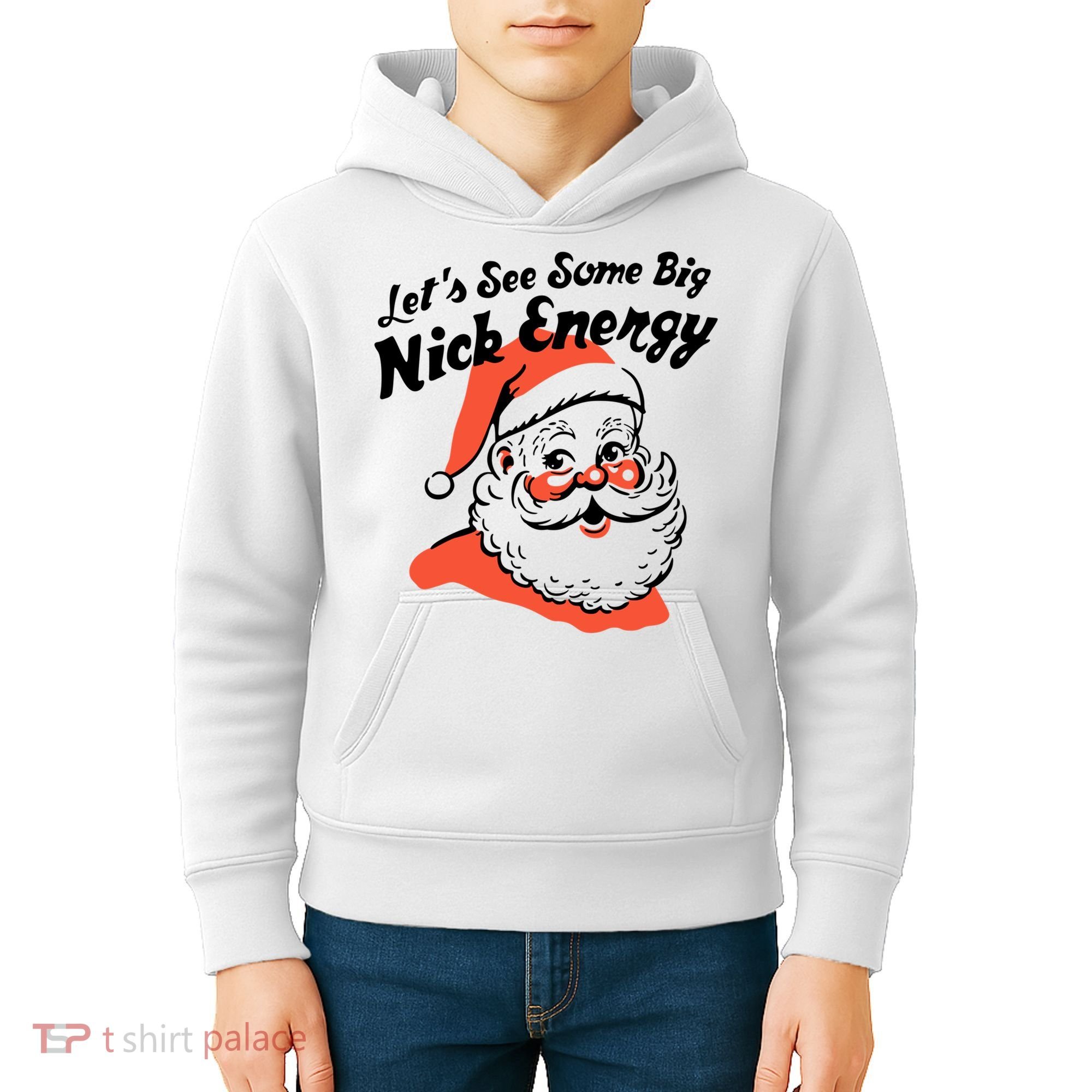 Lets See Some Big Nick Energy Funny Christmas Gift Kids Hoodie