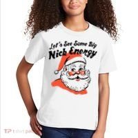 Lets See Some Big Nick Energy Funny Christmas Gift Kids T-Shirt thumb 2