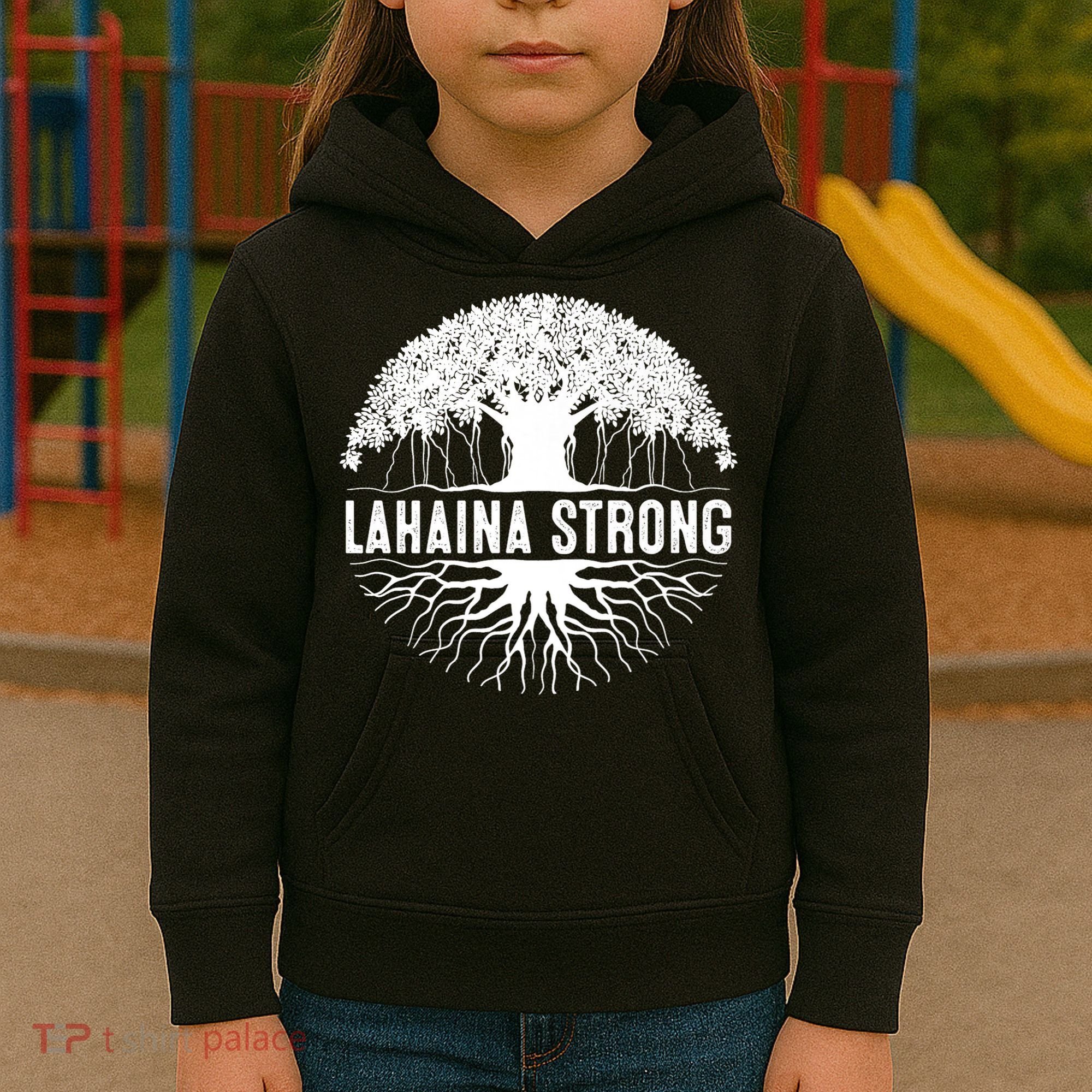 Lahaina Strong  Support Lahaina Kids Hoodie