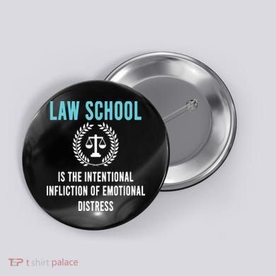 Law School Student Aspiring Future Attorney Lawyer Button