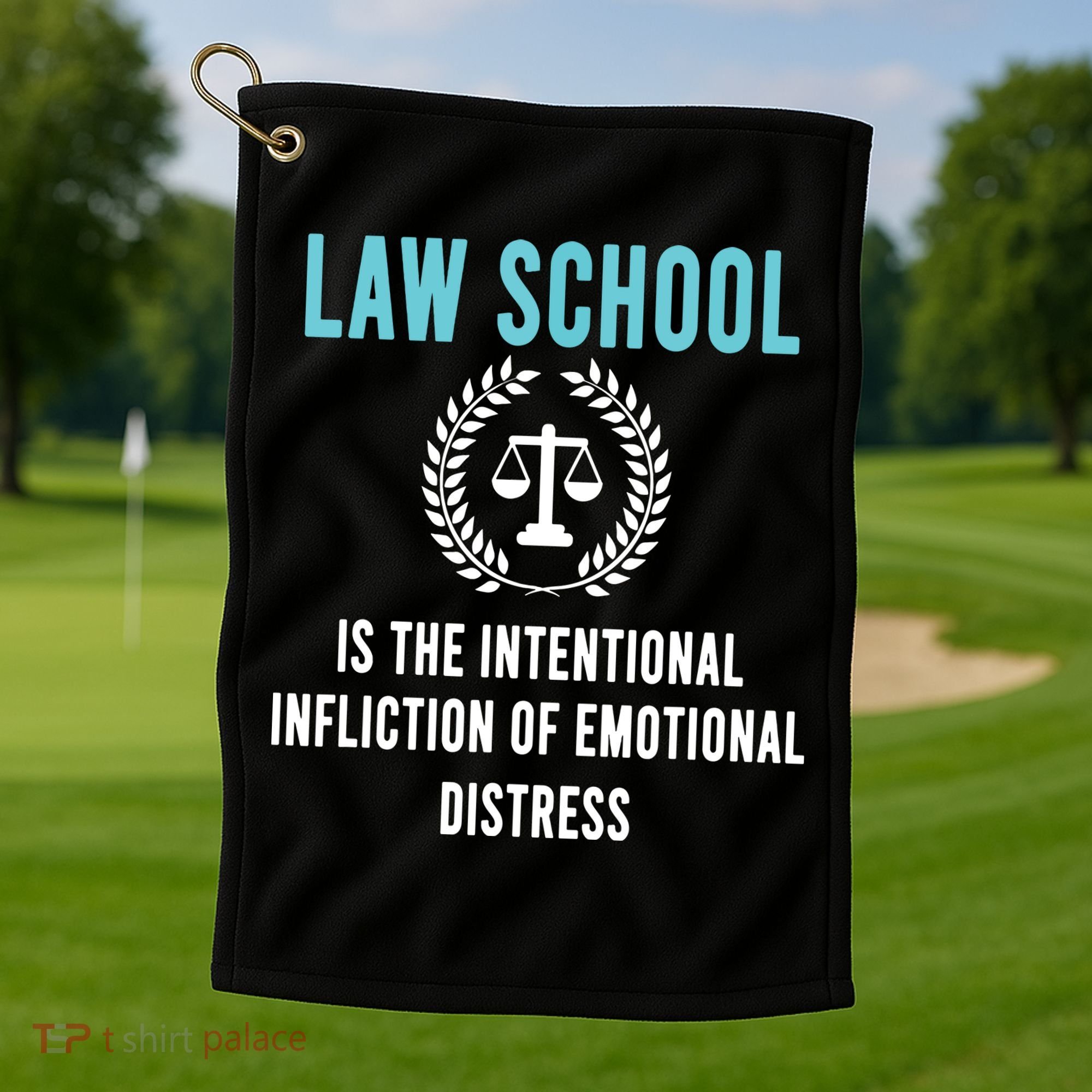 Law School Student Aspiring Future Attorney Lawyer Golf Towel