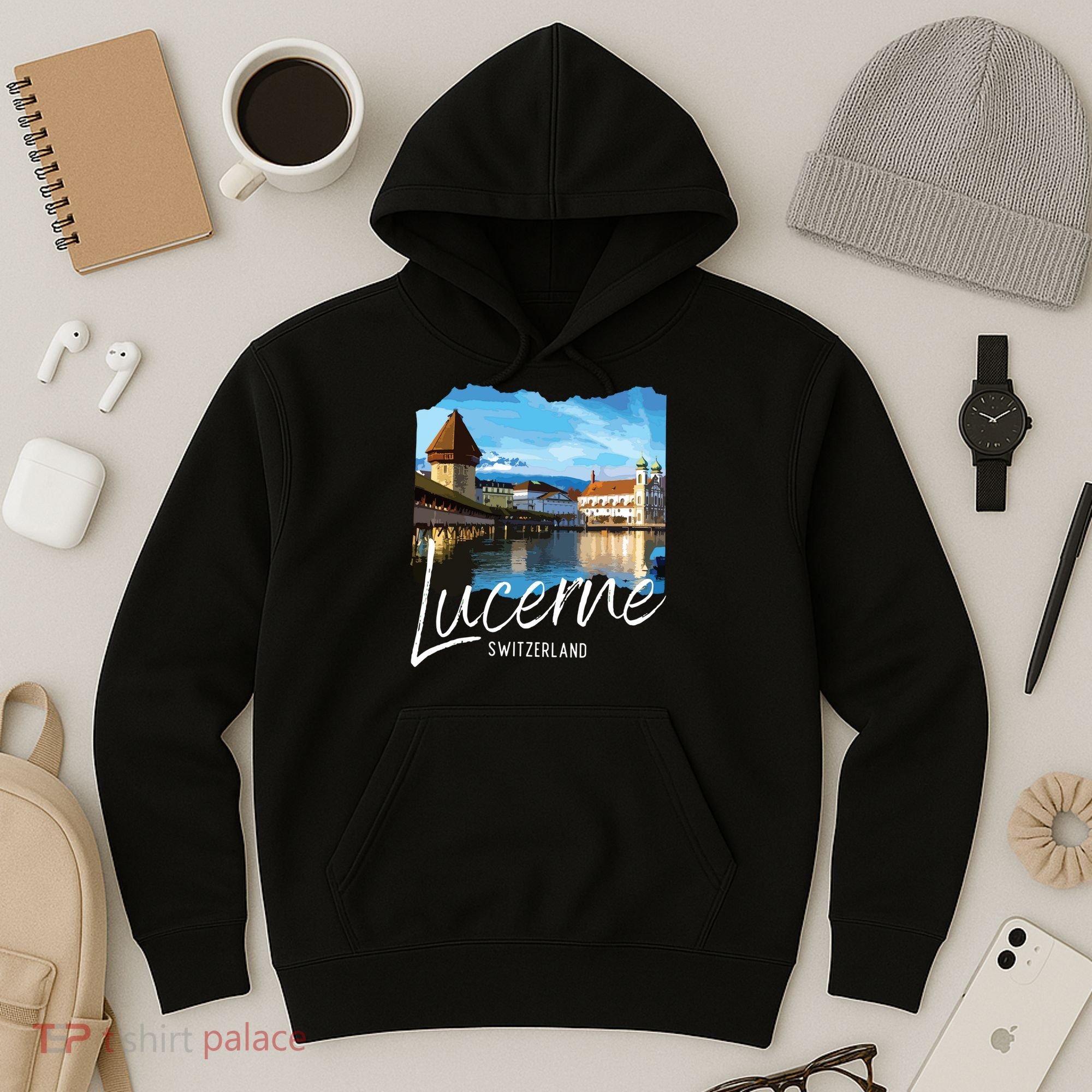 Lucerne Switzerland Souvenir Lucerne Hoodie