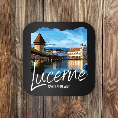 Lucerne Switzerland Souvenir Lucerne Coaster