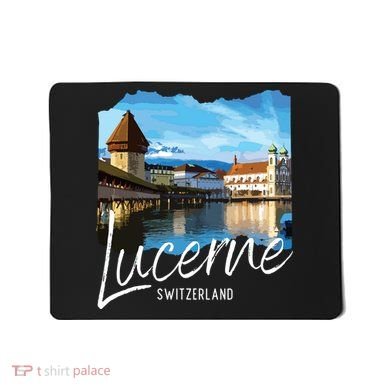 Lucerne Switzerland Souvenir Lucerne Mousepad