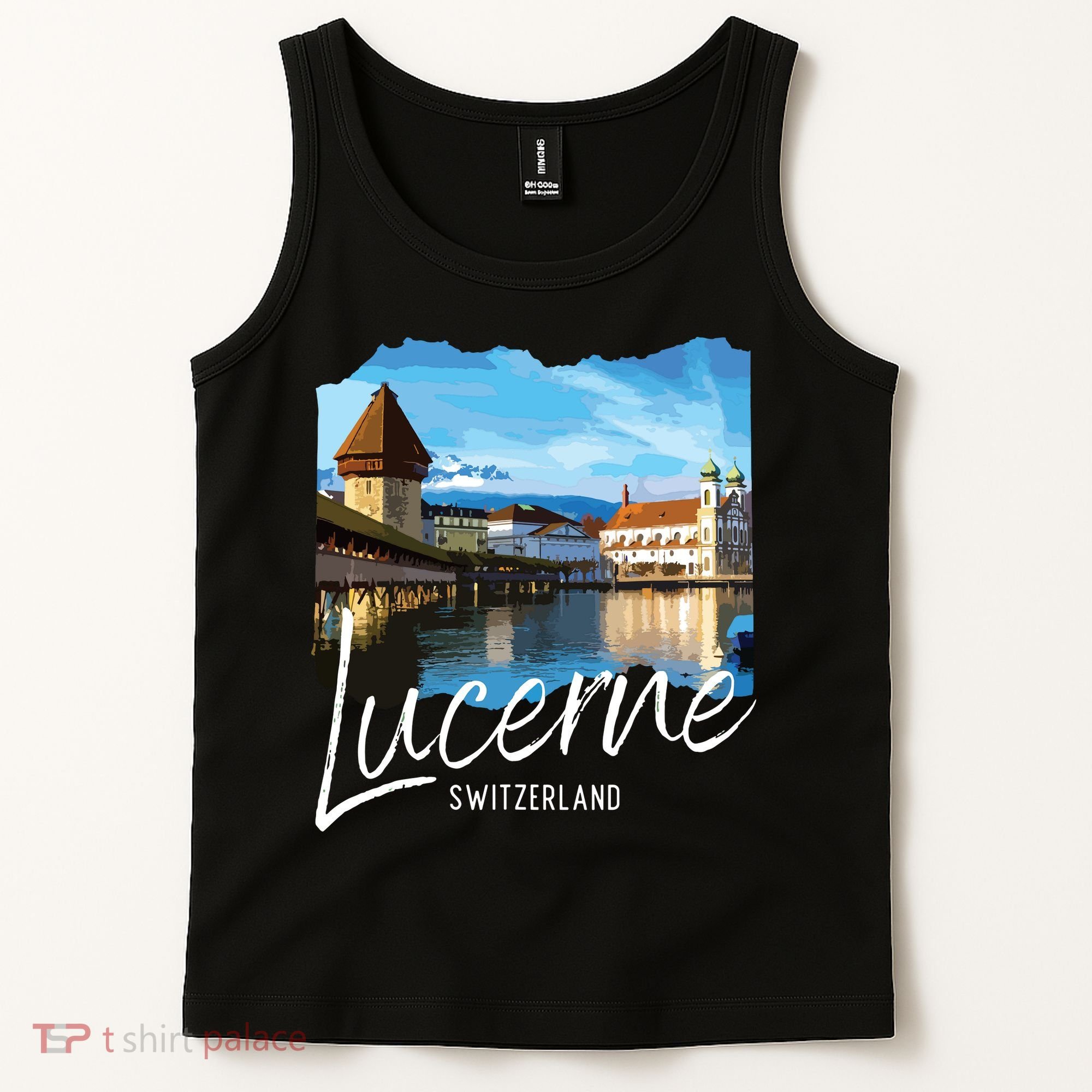 Lucerne Switzerland Souvenir Lucerne Tank Top