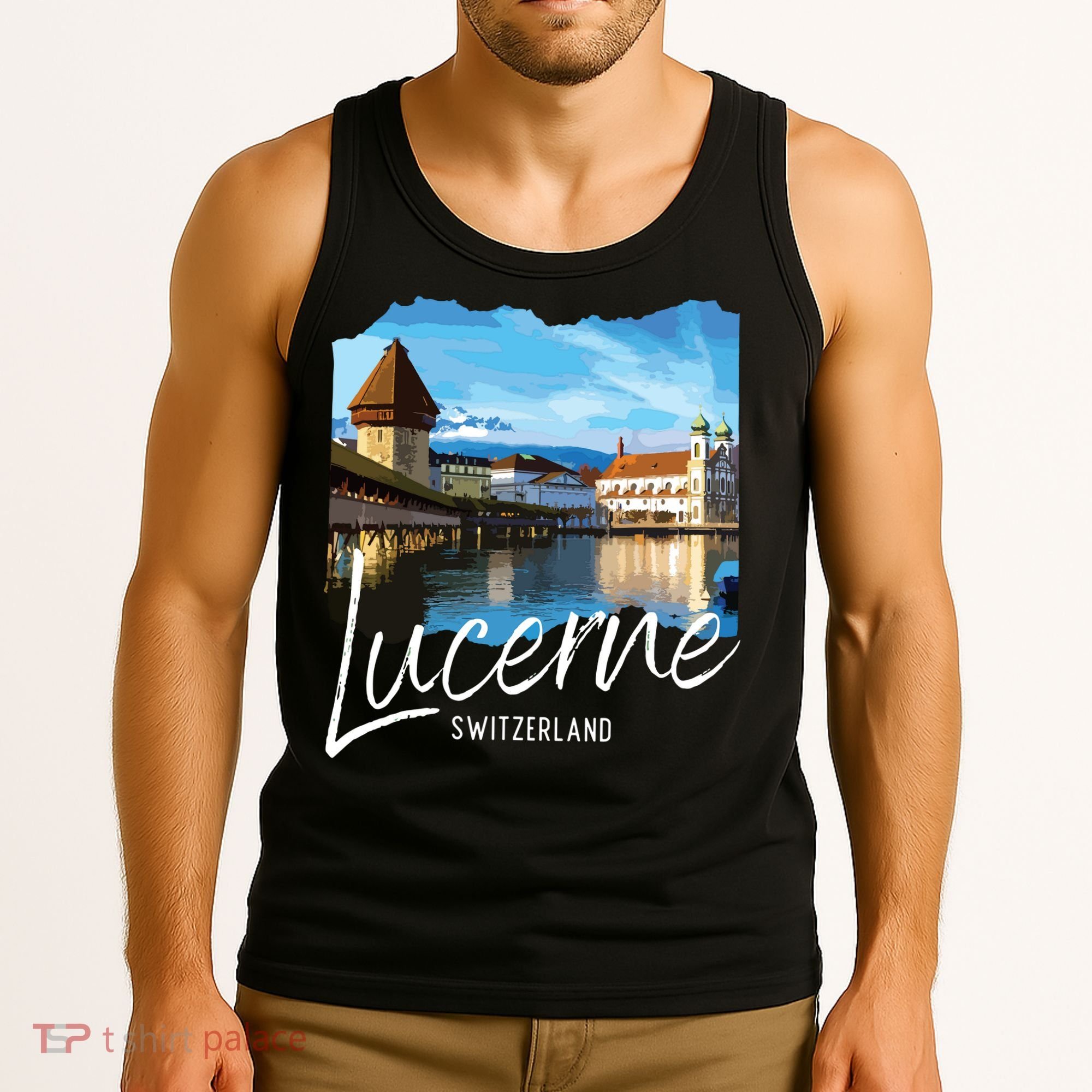 Lucerne Switzerland Souvenir Lucerne Tank Top
