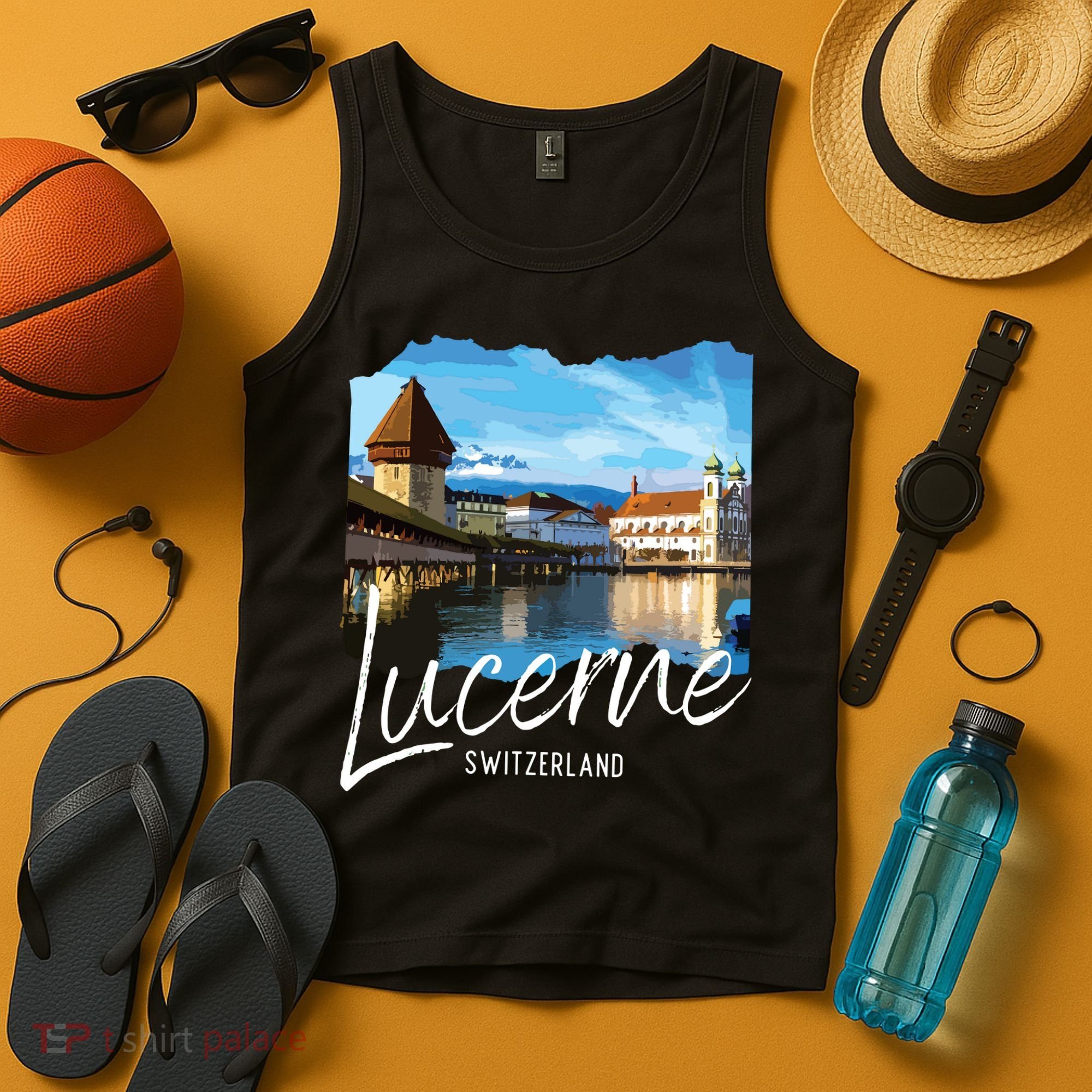 Lucerne Switzerland Souvenir Lucerne Tank Top