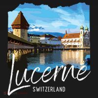 Lucerne Switzerland Souvenir Lucerne Visor thumb 3