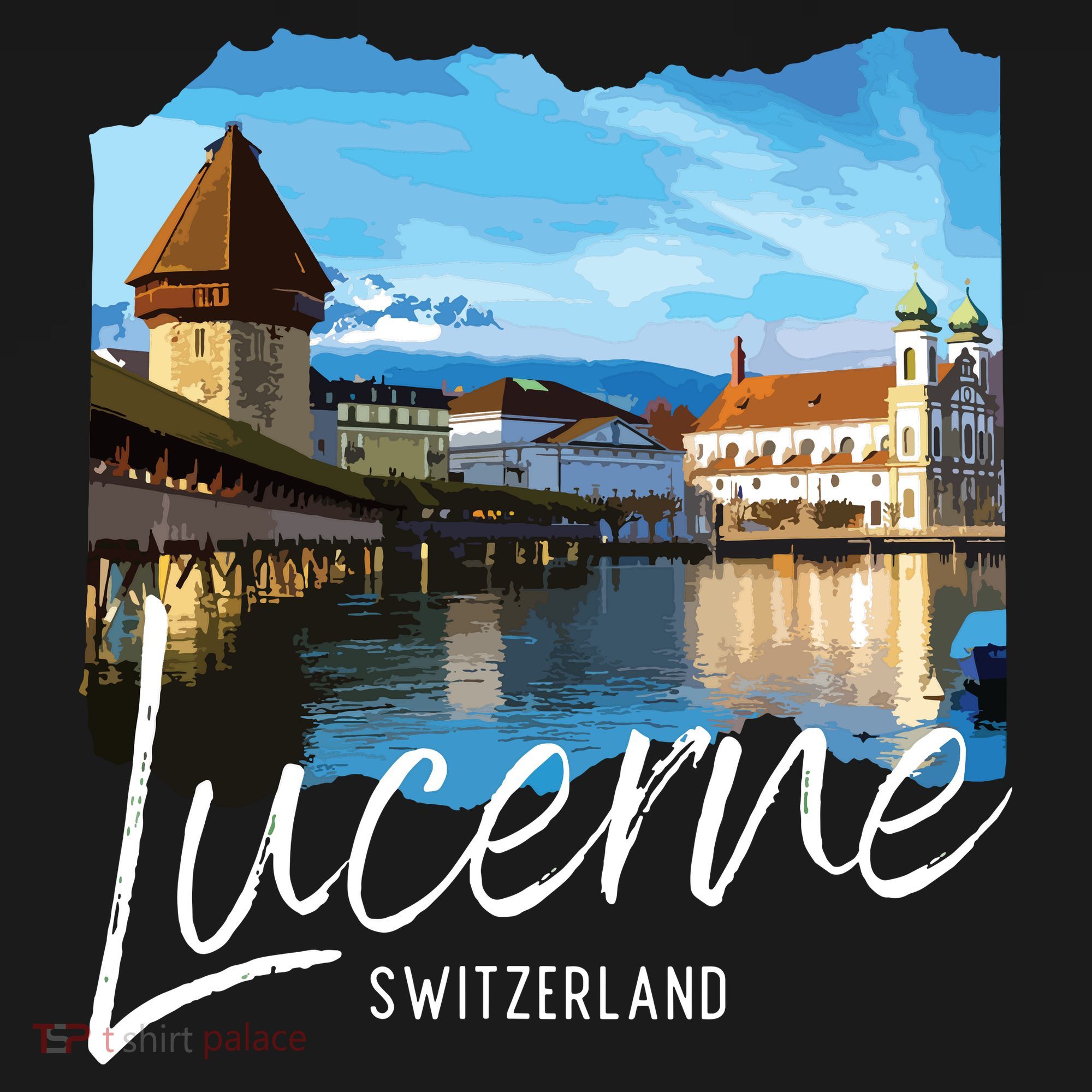 Lucerne Switzerland Souvenir Lucerne Women's Long Sleeve Shirt