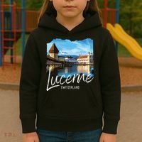 Lucerne Switzerland Souvenir Lucerne Kids Hoodie thumb 3