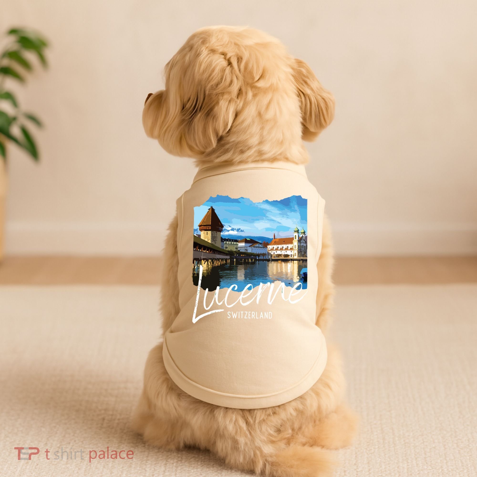 Lucerne Switzerland Souvenir Lucerne Doggie Tank