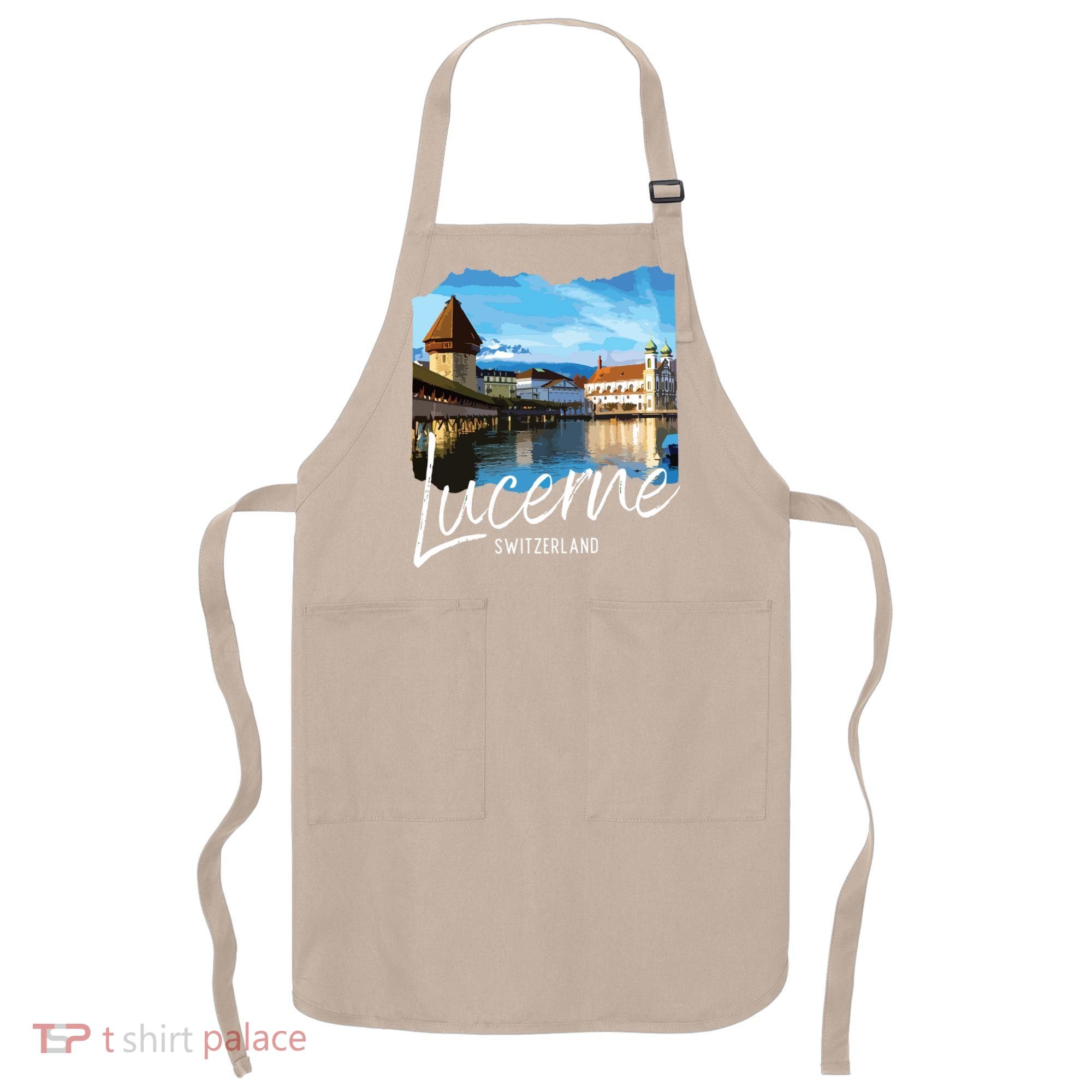 Lucerne Switzerland Souvenir Lucerne Apron