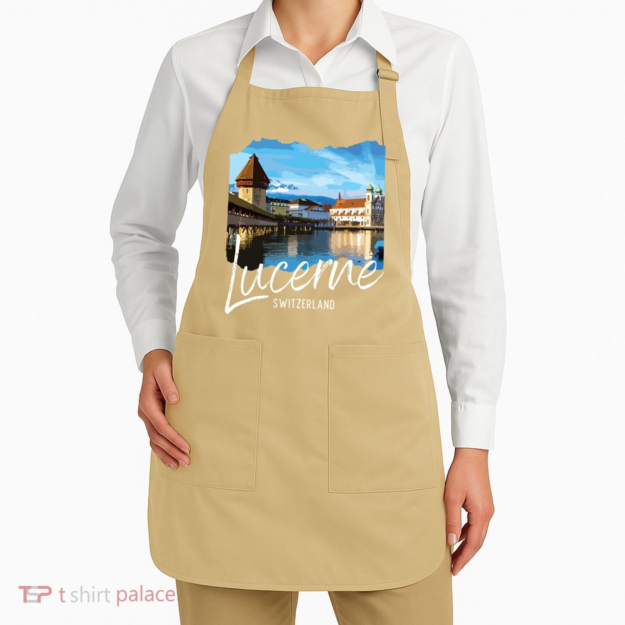 Lucerne Switzerland Souvenir Lucerne Apron