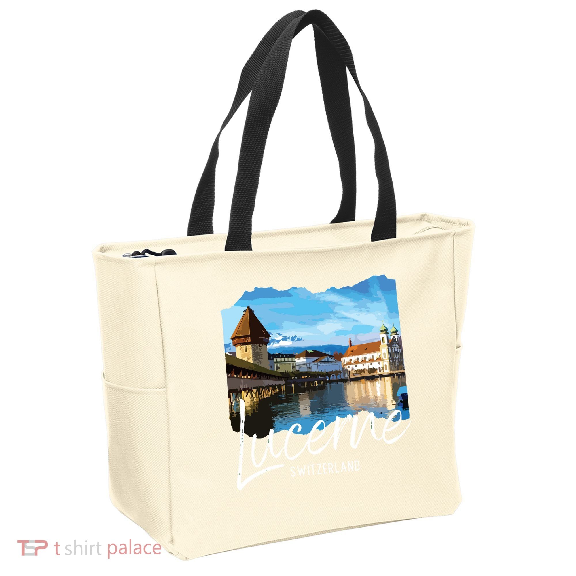 Lucerne Switzerland Souvenir Lucerne Tote Bag
