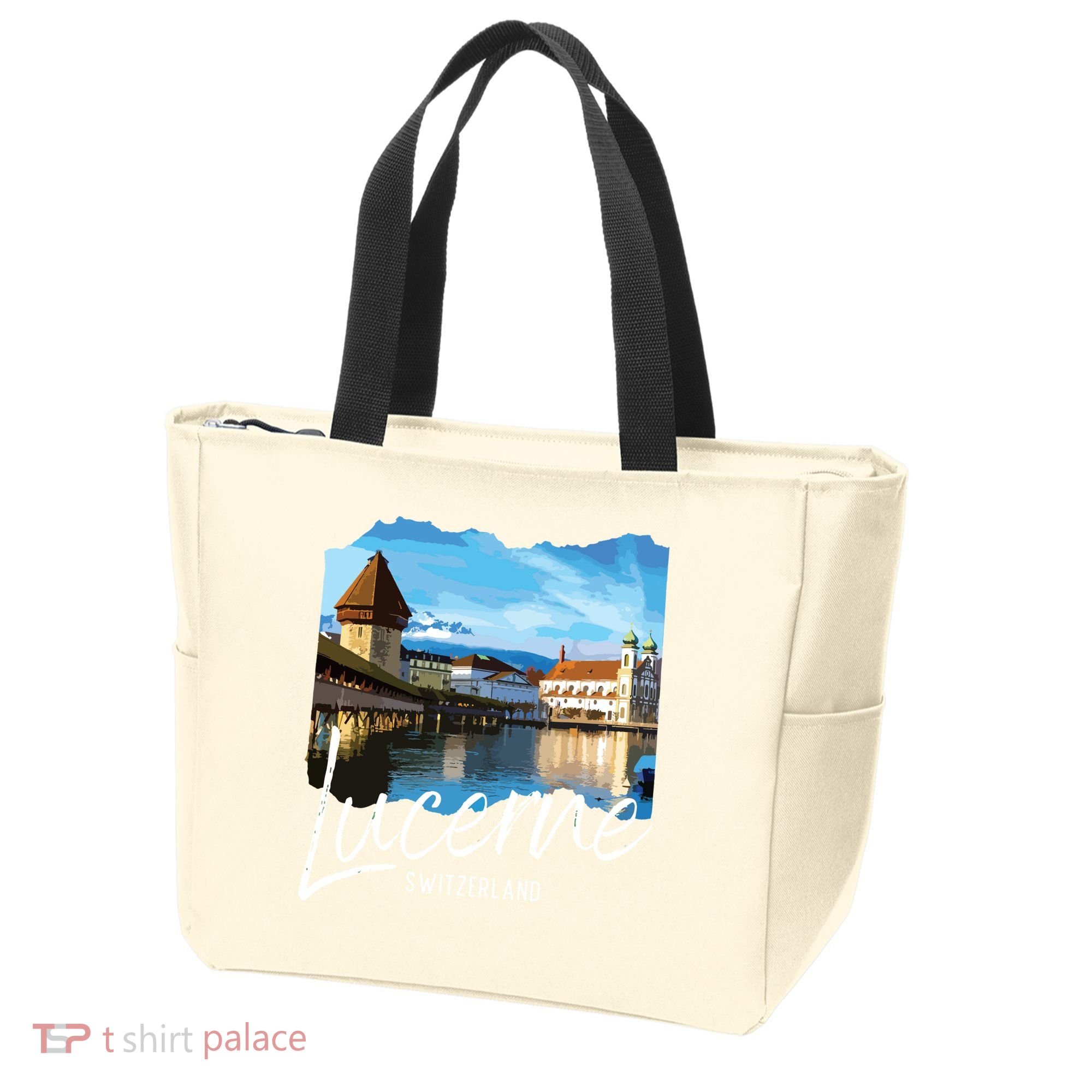 Lucerne Switzerland Souvenir Lucerne Tote Bag