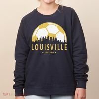 Louisville Soccer Since 2015 Gift Women's Sweatshirt thumb 0