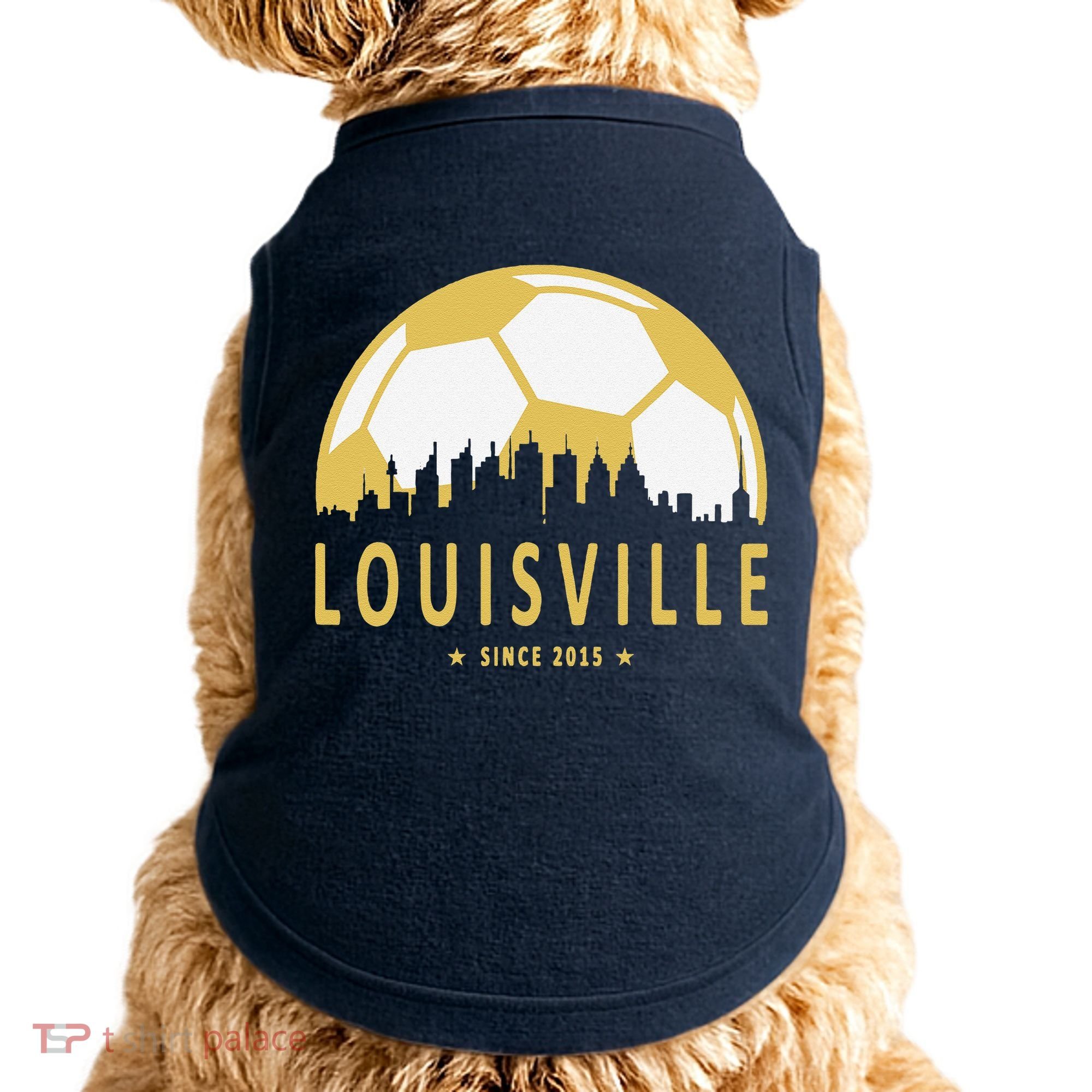 Louisville Soccer Since 2015 Gift Doggie Tank