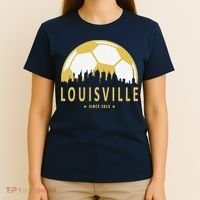 Louisville Soccer Since 2015 Gift T-Shirt thumb 4