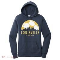 Louisville Soccer Since 2015 Gift Women's Hoodie thumb 0