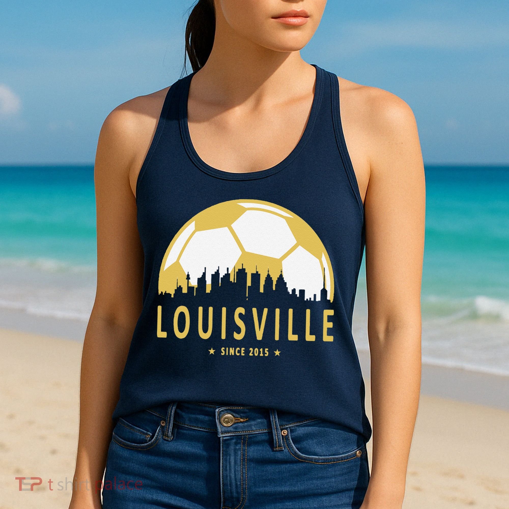 Louisville Soccer Since 2015 Gift Women's Tank Top