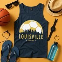 Louisville Soccer Since 2015 Gift Tank Top thumb 4