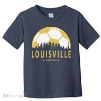 Louisville Soccer Since 2015 Gift Toddler T-Shirt thumb 0