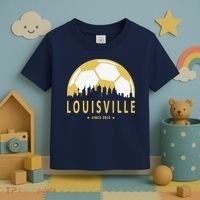 Louisville Soccer Since 2015 Gift Toddler T-Shirt thumb 3