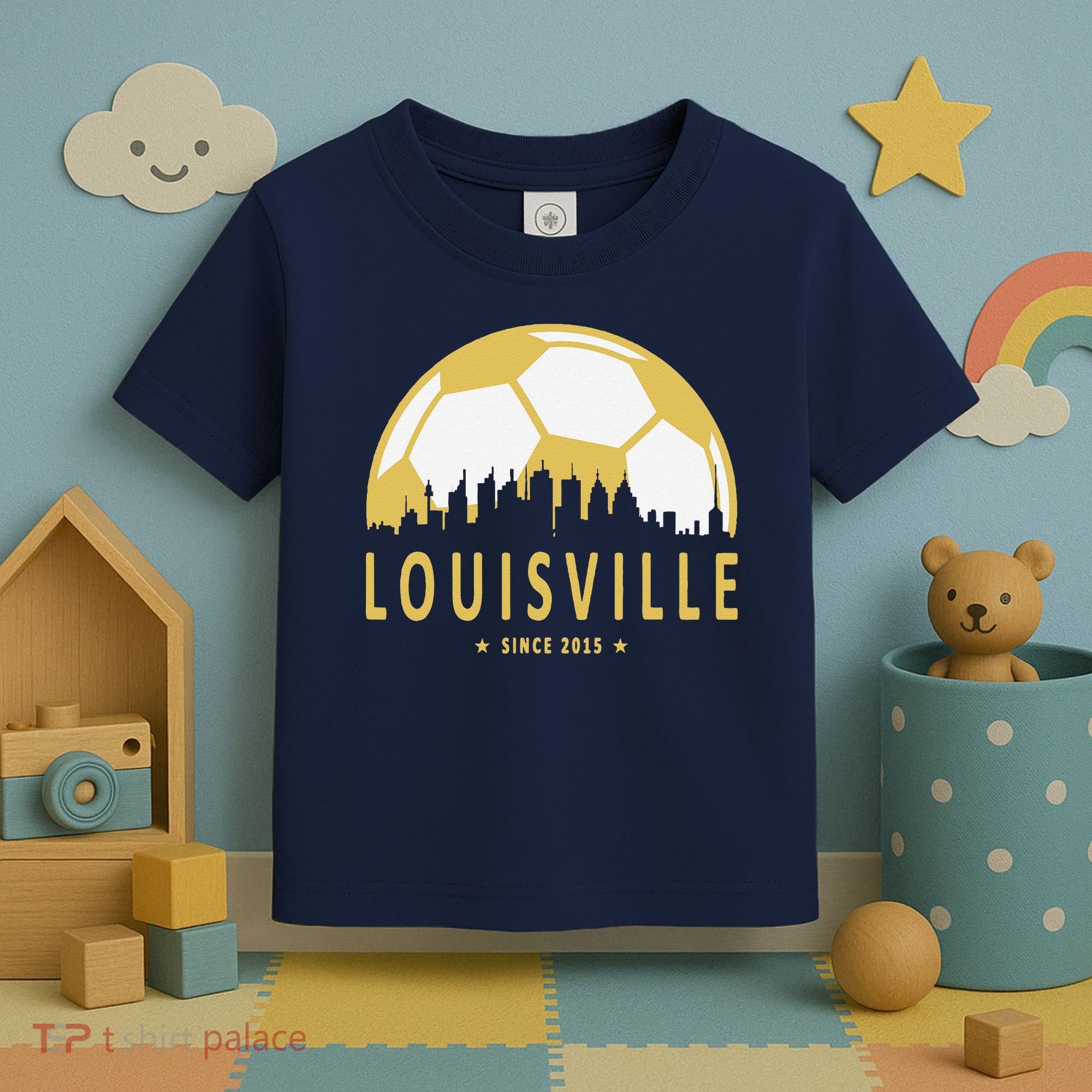 Louisville Soccer Since 2015 Gift Toddler T-Shirt