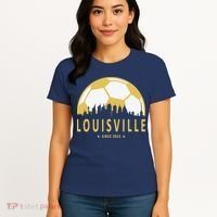 Louisville Soccer Since 2015 Gift Women's T-Shirt thumb 4