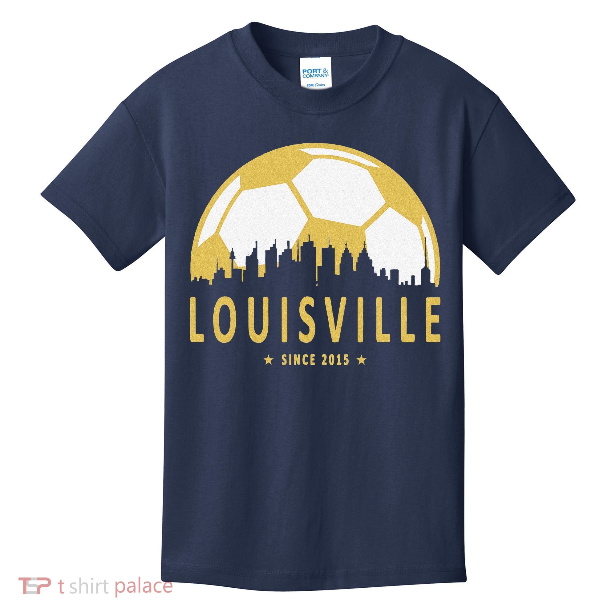 Louisville Soccer Since 2015 Gift Kids T-Shirt