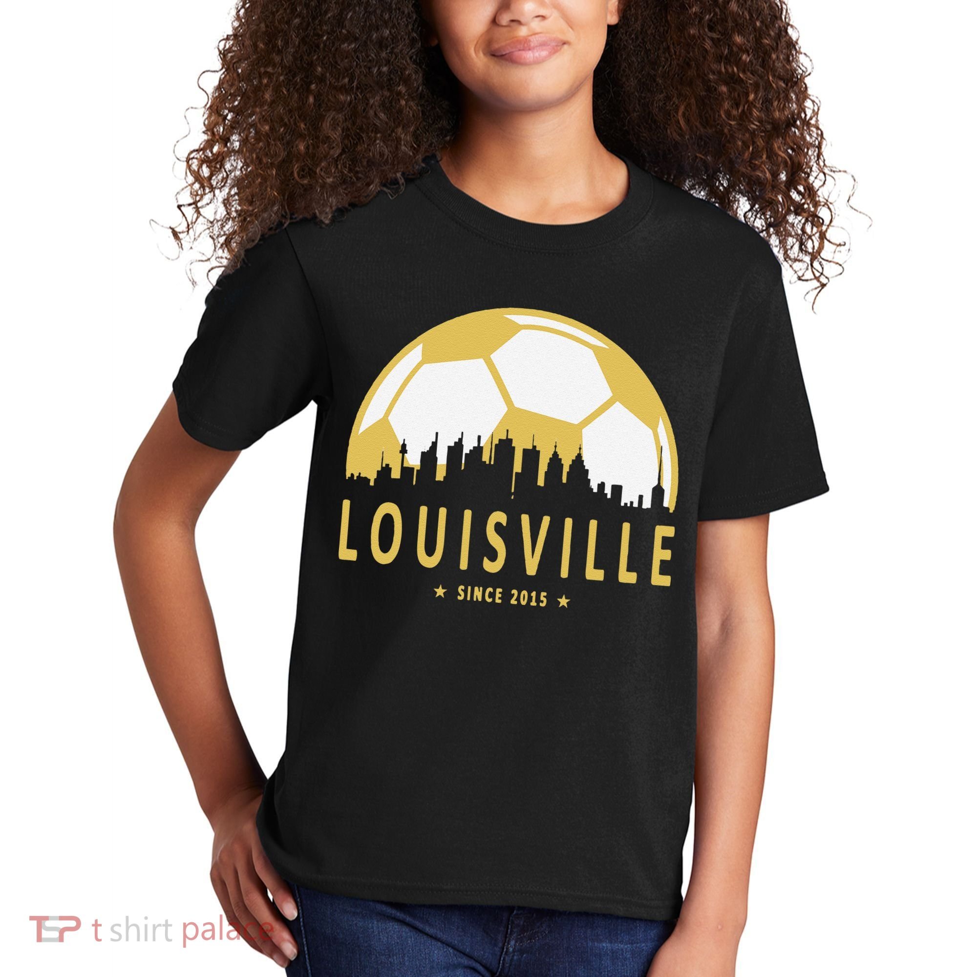 Louisville Soccer Since 2015 Gift Kids T-Shirt