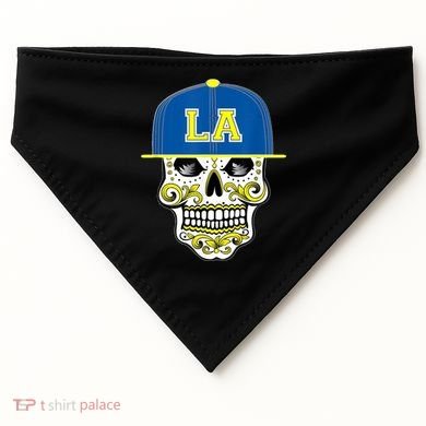 LA Sugar Skull USA-Made Doggie Bandana