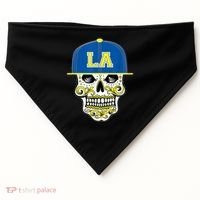 LA Sugar Skull USA-Made Doggie Bandana thumb 0
