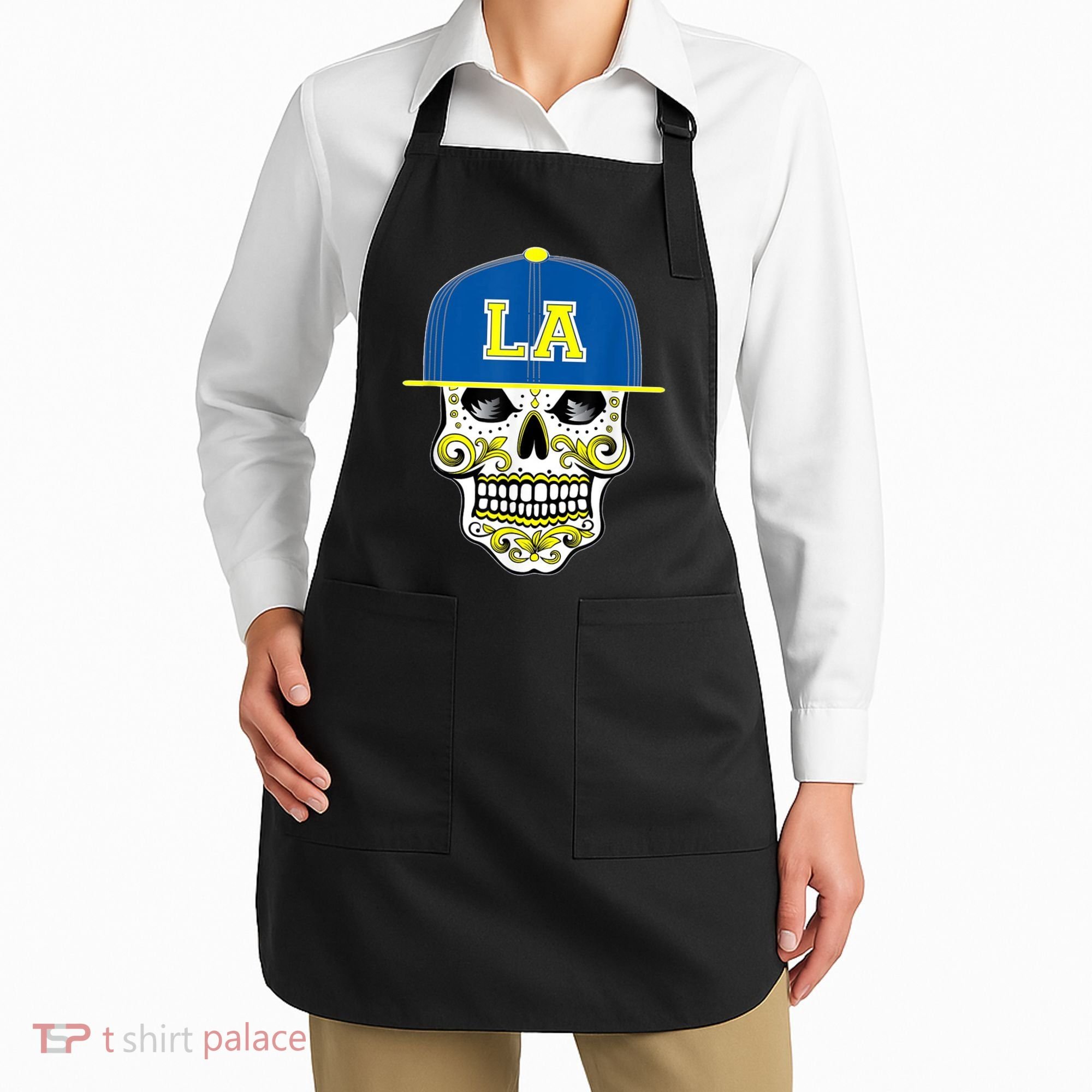 LA Sugar Skull Apron