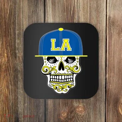 LA Sugar Skull Coaster
