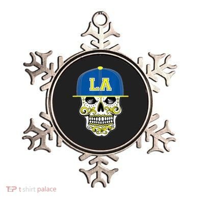 LA Sugar Skull Ornament