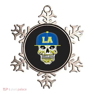 LA Sugar Skull Ornament