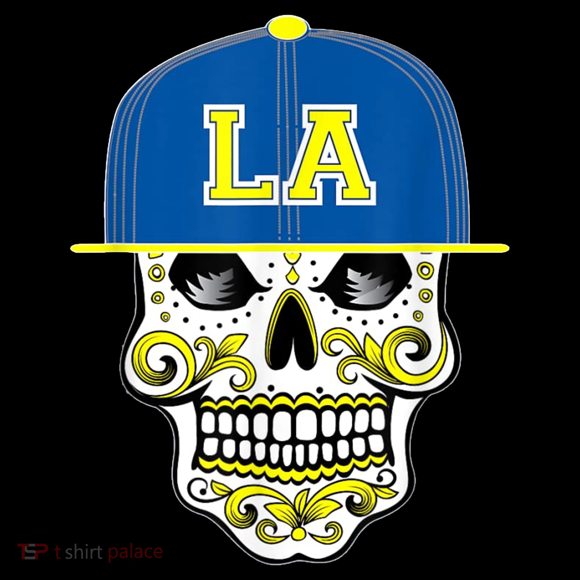 LA Sugar Skull Ornament