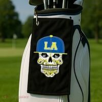 LA Sugar Skull Golf Towel thumb 2