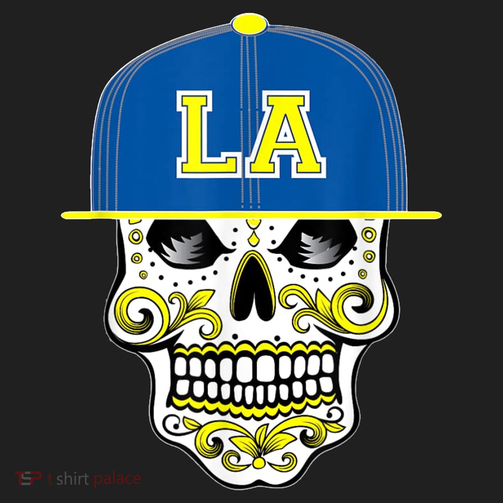 LA Sugar Skull Golf Towel