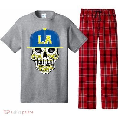LA Sugar Skull Pajama Set