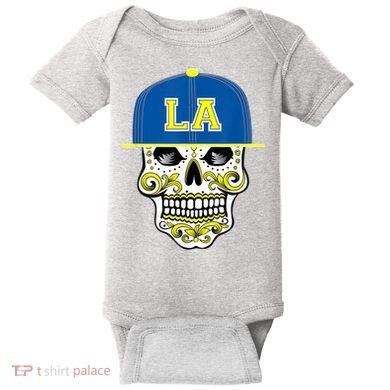 LA Sugar Skull Baby Bodysuit