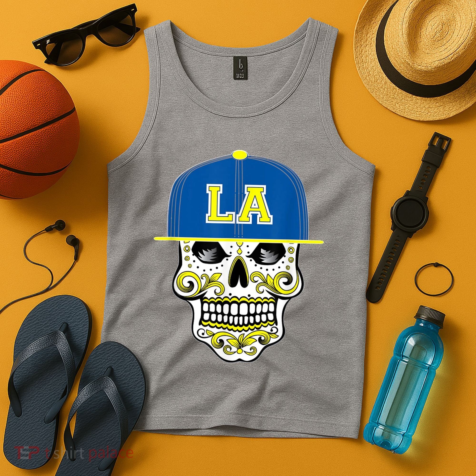 LA Sugar Skull Tank Top