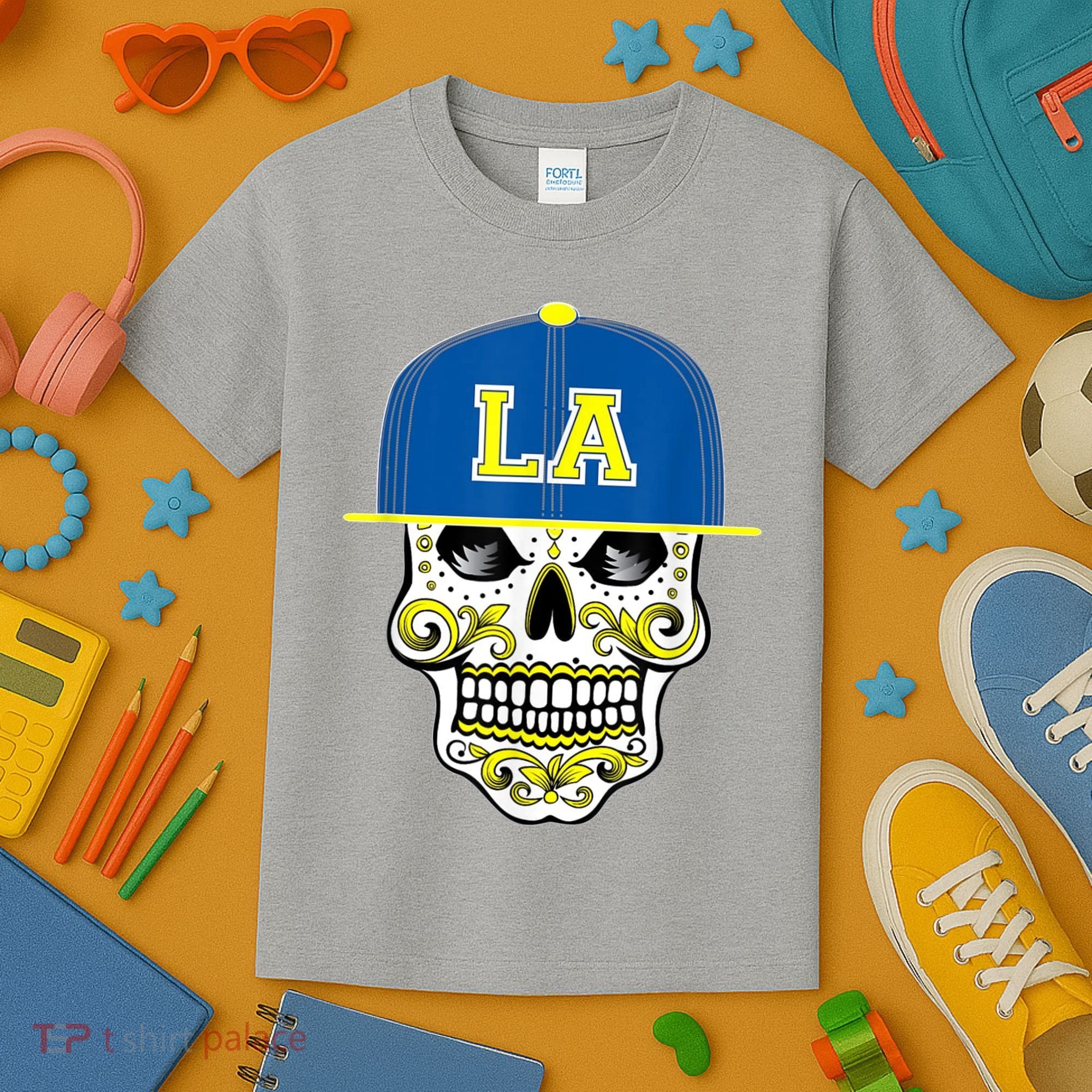 LA Sugar Skull Kids T-Shirt