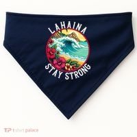 Lahaina Stay Strong Lahaina Fires Maui Strong Support Hawaii Hawaii Fires USA-Made Doggie Bandana thumb 0
