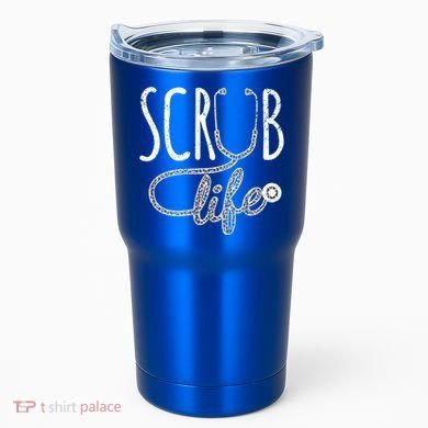 Leopard Stethoscope Scrub Life Registered Nurses Life Gift Tumbler