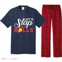 Let's Slap Some Balls Table Tennis Ping Pong Paddle Pajama Set thumb 0