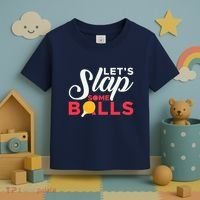 Let's Slap Some Balls Table Tennis Ping Pong Paddle Toddler T-Shirt thumb 3