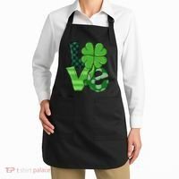 Love Shamrock St Patricks Day Apron thumb 2