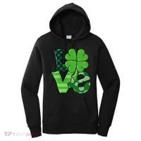 Love Shamrock St Patricks Day Women's Hoodie thumb 0